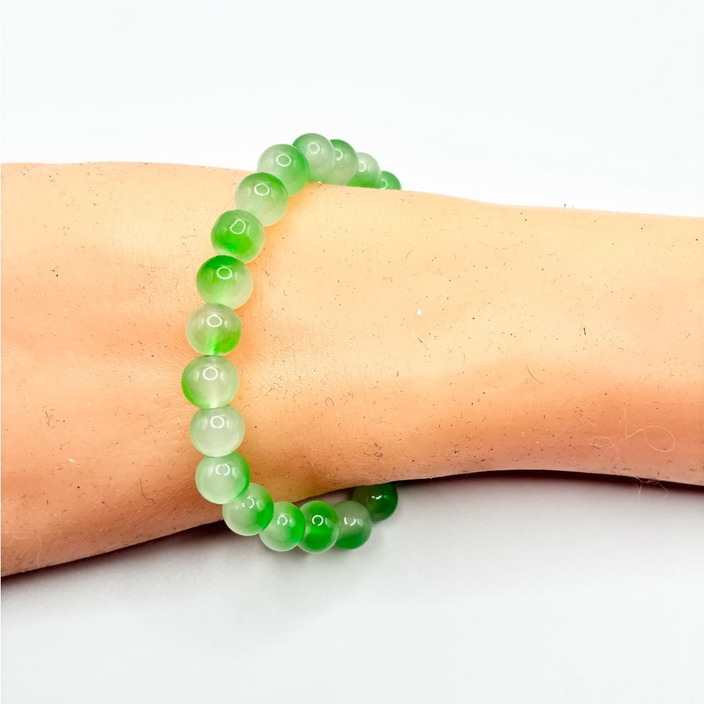 Green Beaded Bracelet